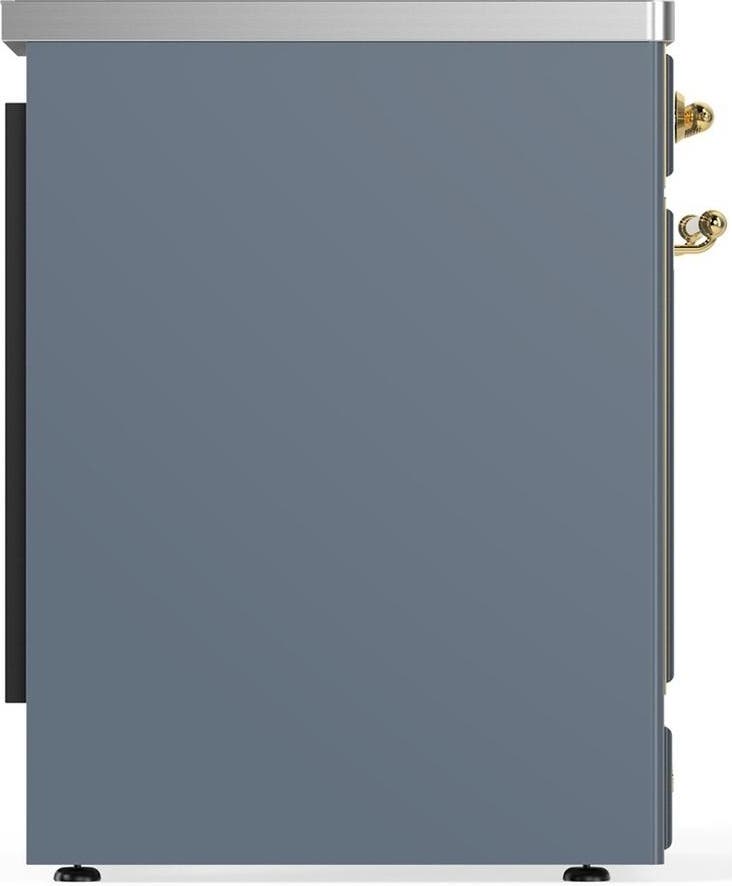 Ilve UMIB30QNR3BGG Blue Grey With Brass Trim