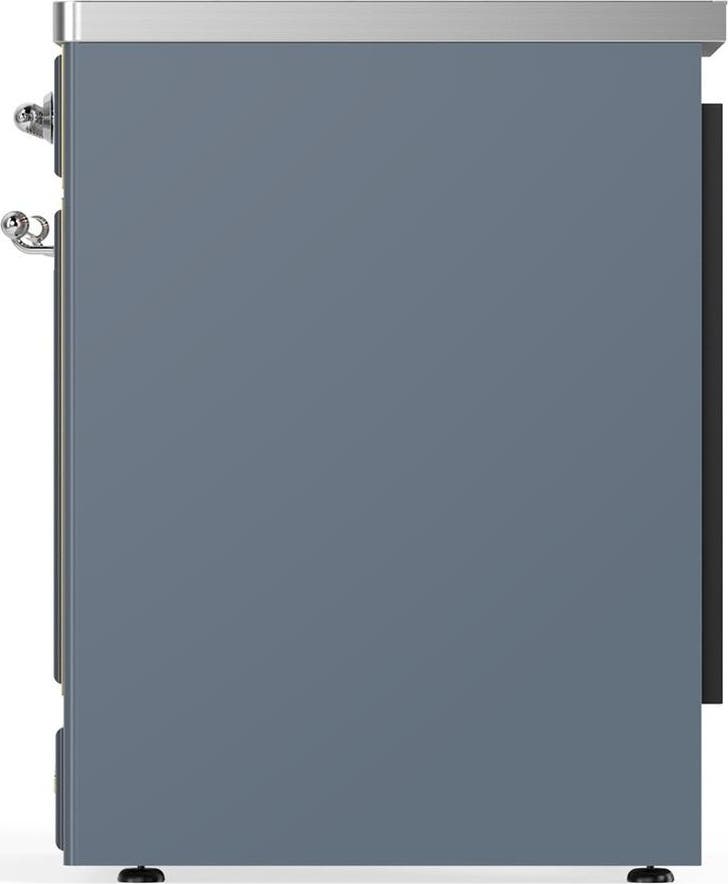 Ilve UMIB30QNR3BGC Blue Grey With Chrome Trim