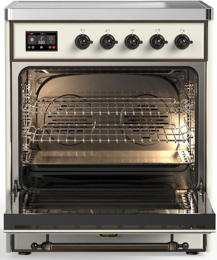 Ilve UMIB30QNR3AWB Antique White With Burnished Trim