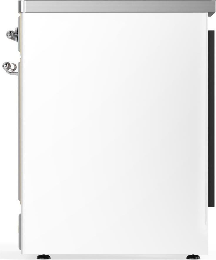 Ilve UMIB30NR3WHC White With Chrome Trim
