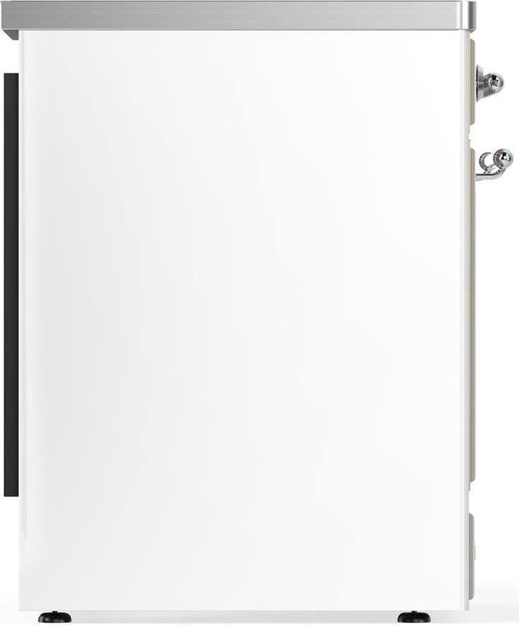 Ilve UMIB30NR3WHC White With Chrome Trim