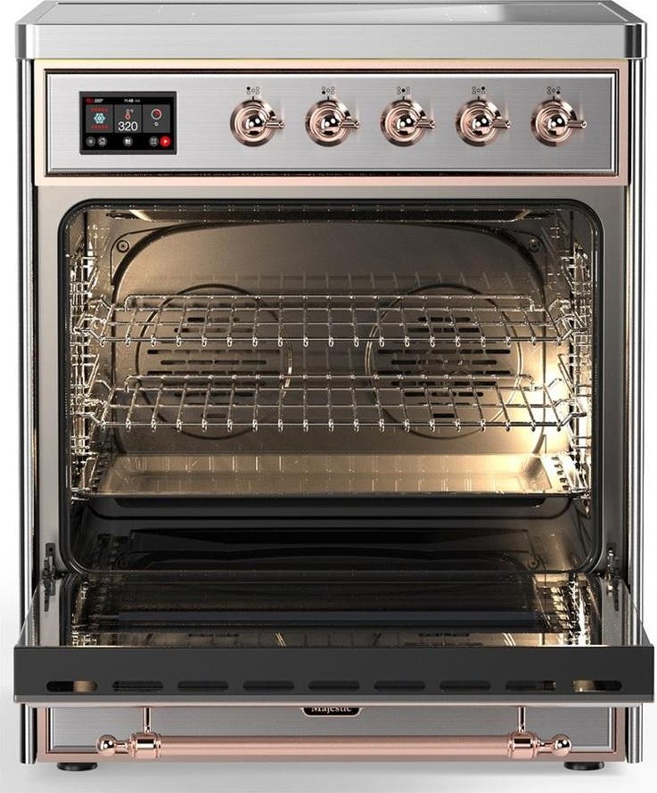 Ilve UMIB30NR3SSP Stainless Steel With Copper Trim