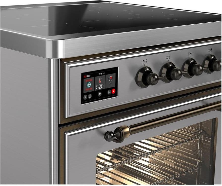 Ilve UMIB30NR3SSB Stainless Steel With Burnished Trim