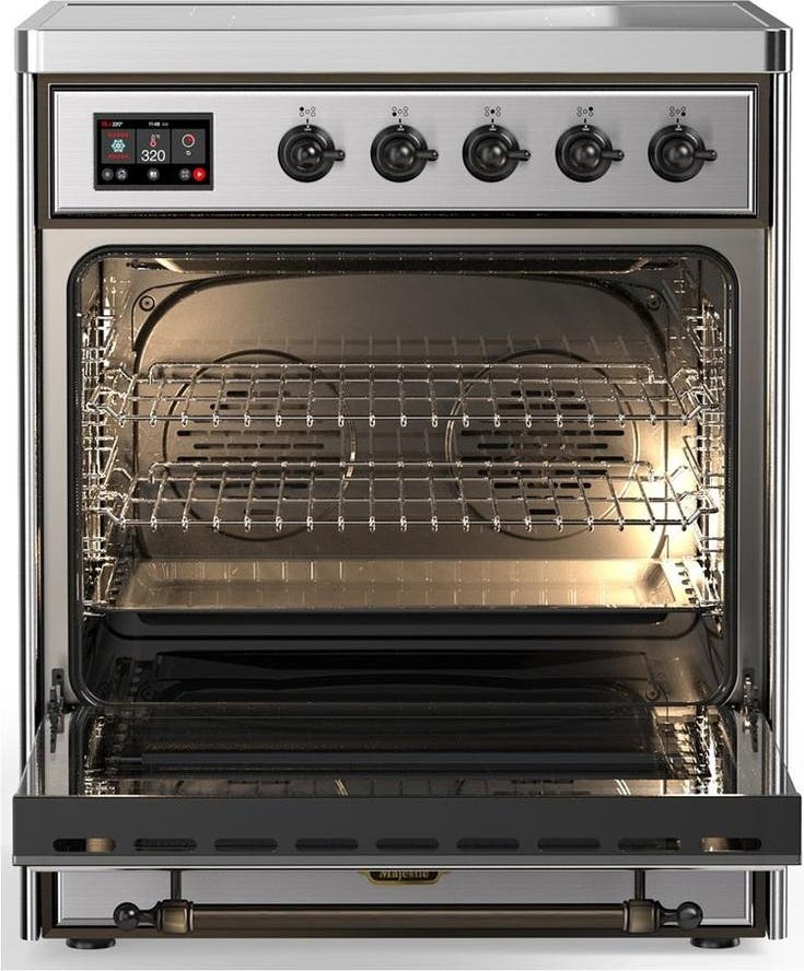 Ilve UMIB30NR3SSB Stainless Steel With Burnished Trim
