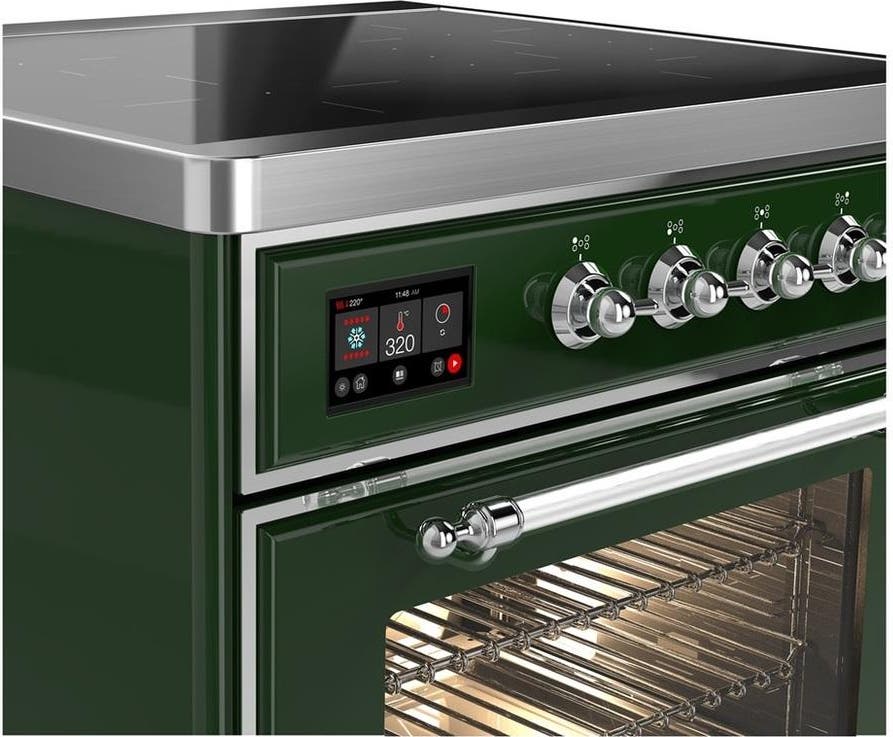 Ilve UMIB30NR3EGC Emerald Green With Chrome Trim