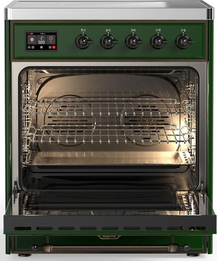Ilve UMIB30NR3EGB Emerald Green With Burnished Trim