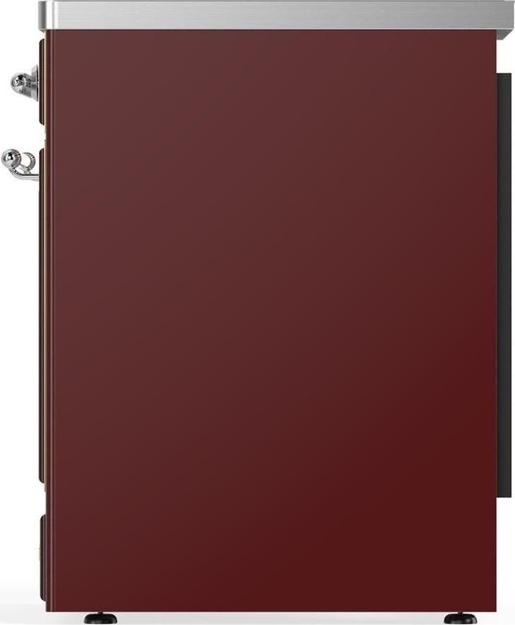 Ilve UMIB30NR3BUC Burgundy With Chrome Trim