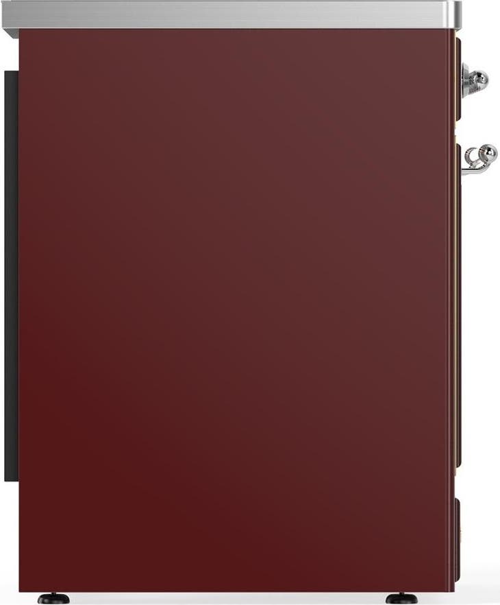Ilve UMIB30NR3BUC Burgundy With Chrome Trim