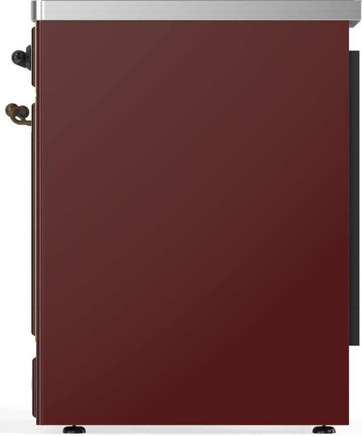 Ilve UMIB30NR3BUB Burgundy With Burnished Trim