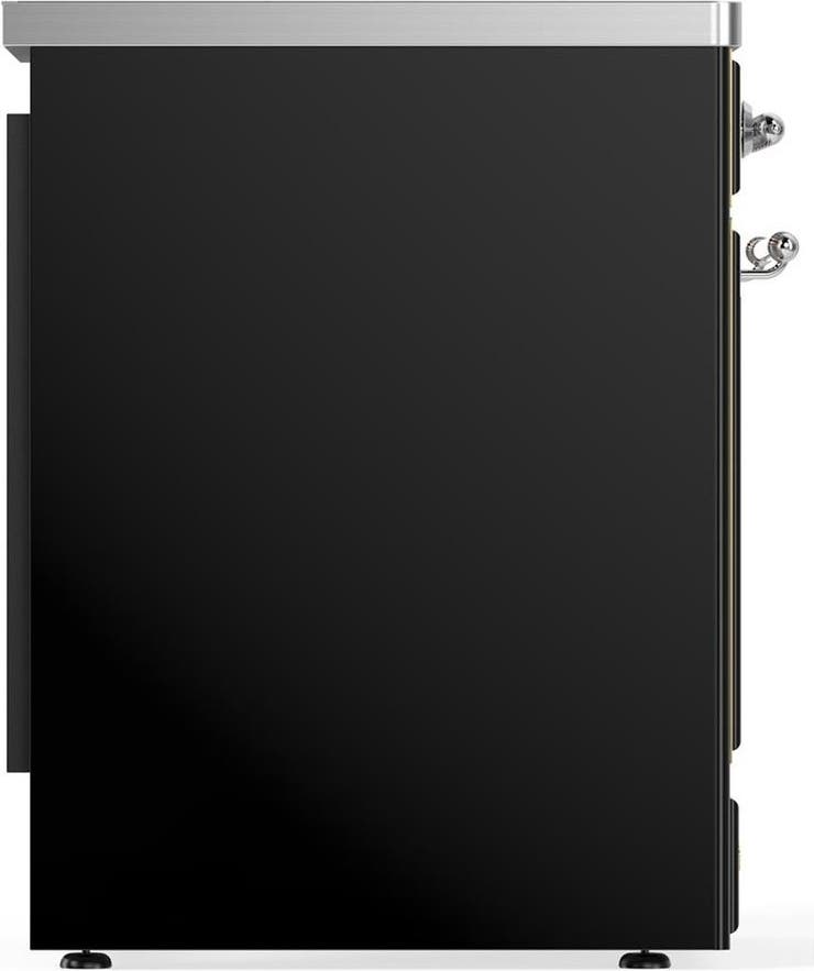 Ilve UMIB30NR3BKC Glossy Black With Chrome Trim