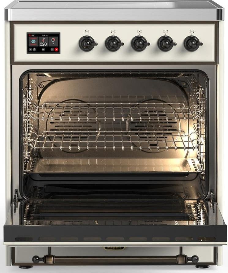 Ilve UMIB30NR3AWB Antique White With Burnished Trim