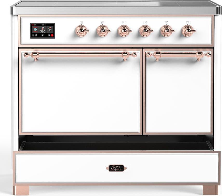 Ilve UMDIB40QNR3WHP White With Copper Trim