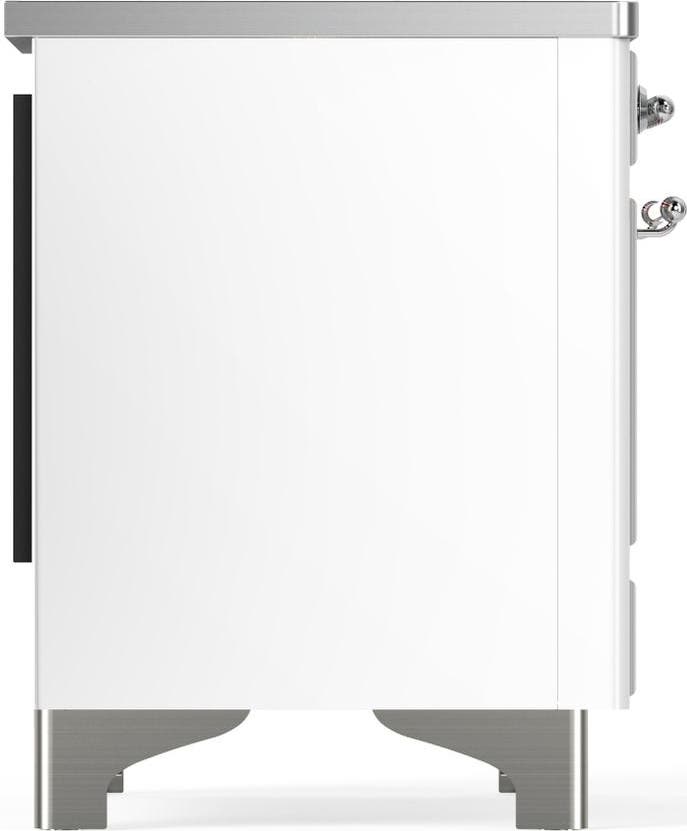 Ilve UMDIB40QNR3WHC White With Chrome Trim