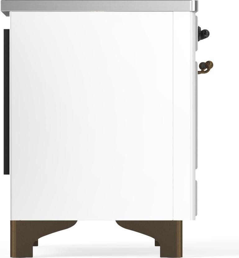 Ilve UMDIB40QNR3WHB White With Burnished Trim