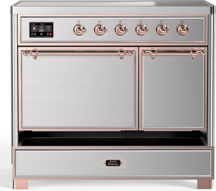 Ilve UMDIB40QNR3SSP Stainless Steel With Copper Trim