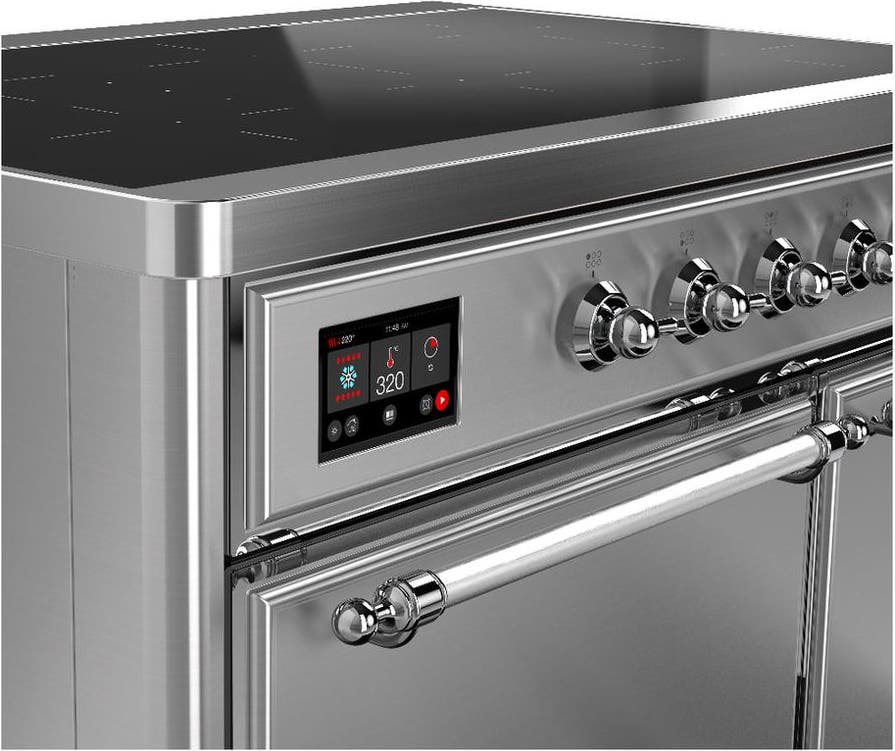 Ilve UMDIB40QNR3SSC Stainless Steel With Chrome Trim