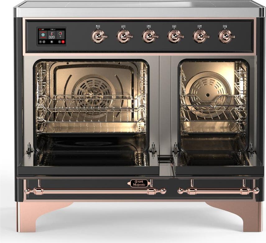 Ilve UMDIB40QNR3MGP Matte Graphite With Copper Trim