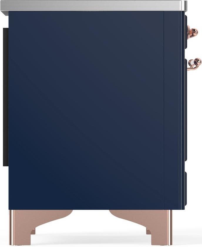 Ilve UMDIB40QNR3MBP Midnight Blue With Copper Trim