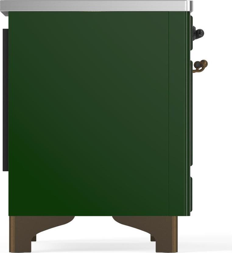 Ilve UMDIB40QNR3EGB Emerald Green With Burnished Trim