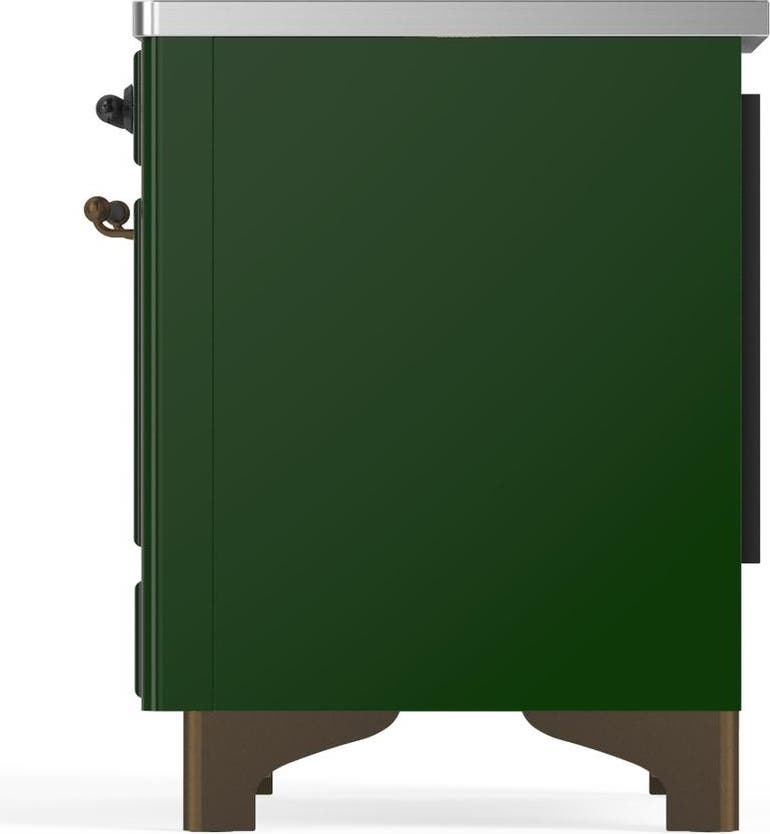 Ilve UMDIB40QNR3EGB Emerald Green With Burnished Trim