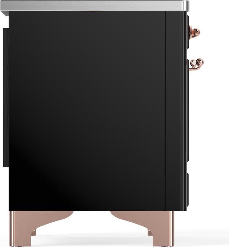 Ilve UMDIB40QNR3BKP Glossy Black With Copper Trim