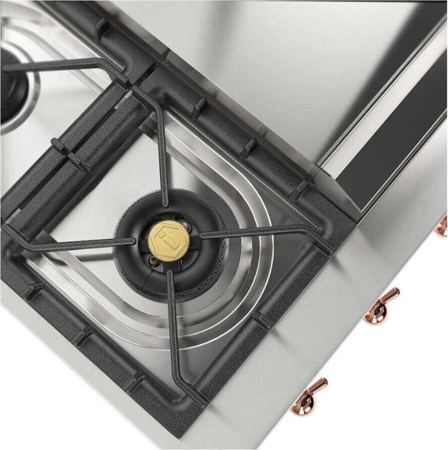 Ilve UHCP36FNSSPLP Stainless Steel With Copper Trim, Liquid Propane