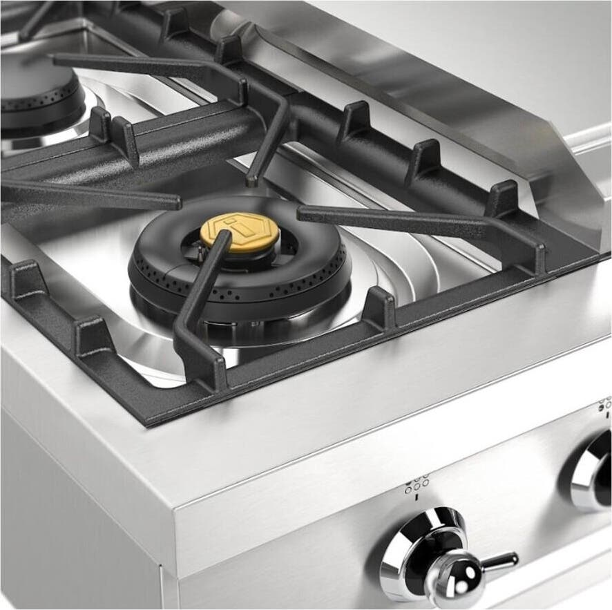 Ilve UHCP36FNSSC Stainless Steel With Chrome Trim, Natural Gas