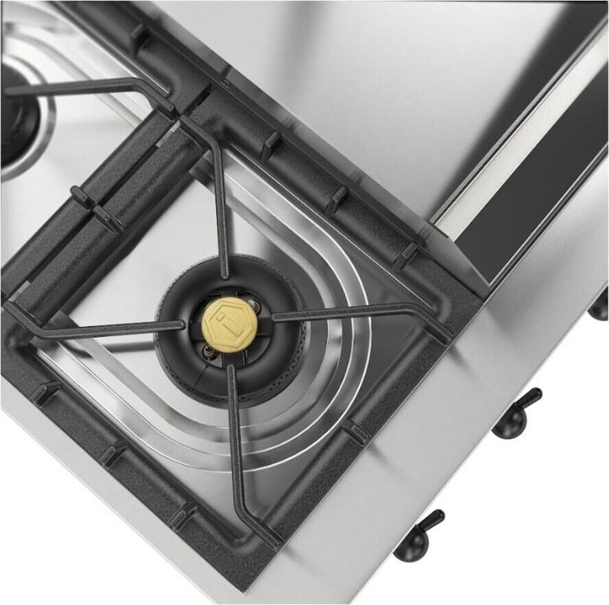 Ilve UHCP36FNSSBLP Stainless Steel With Burnished Trim, Liquid Propan...