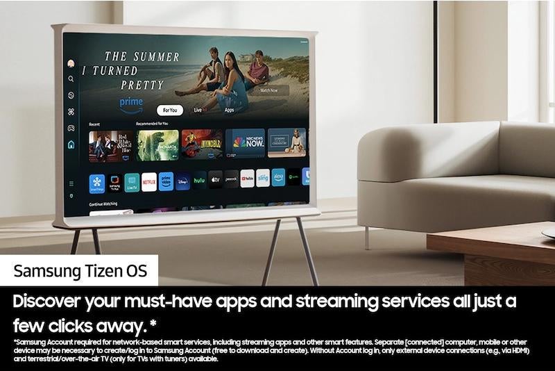 Samsung Electronics QN65LS01DAFXZA The Serif QLED 4K LS01D UHD