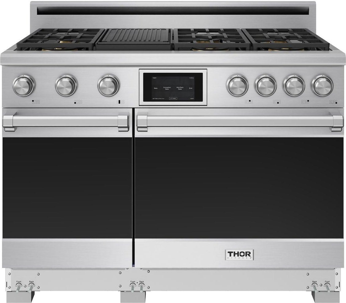 Thor XRD48E X Series 48 Inch Professional Dual Fuel Range: Natural