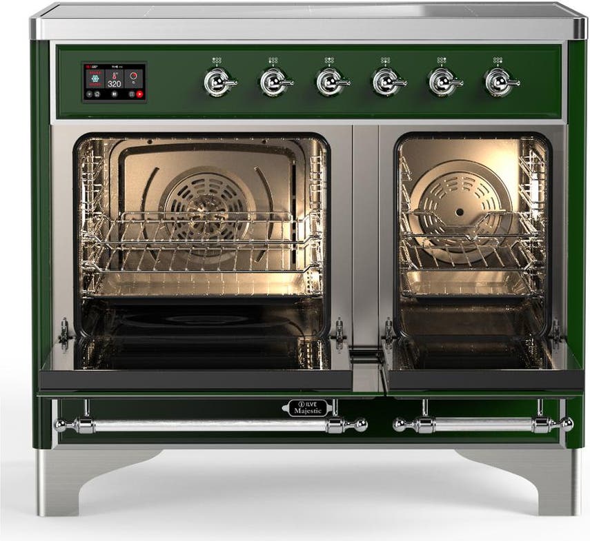 Ilve UMDIB40QNR3EGC Emerald Green With Chrome Trim