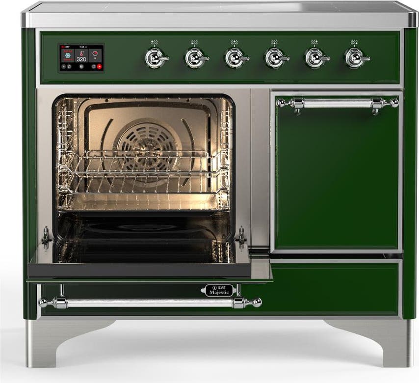 Ilve UMDIB40QNR3EGC Emerald Green With Chrome Trim