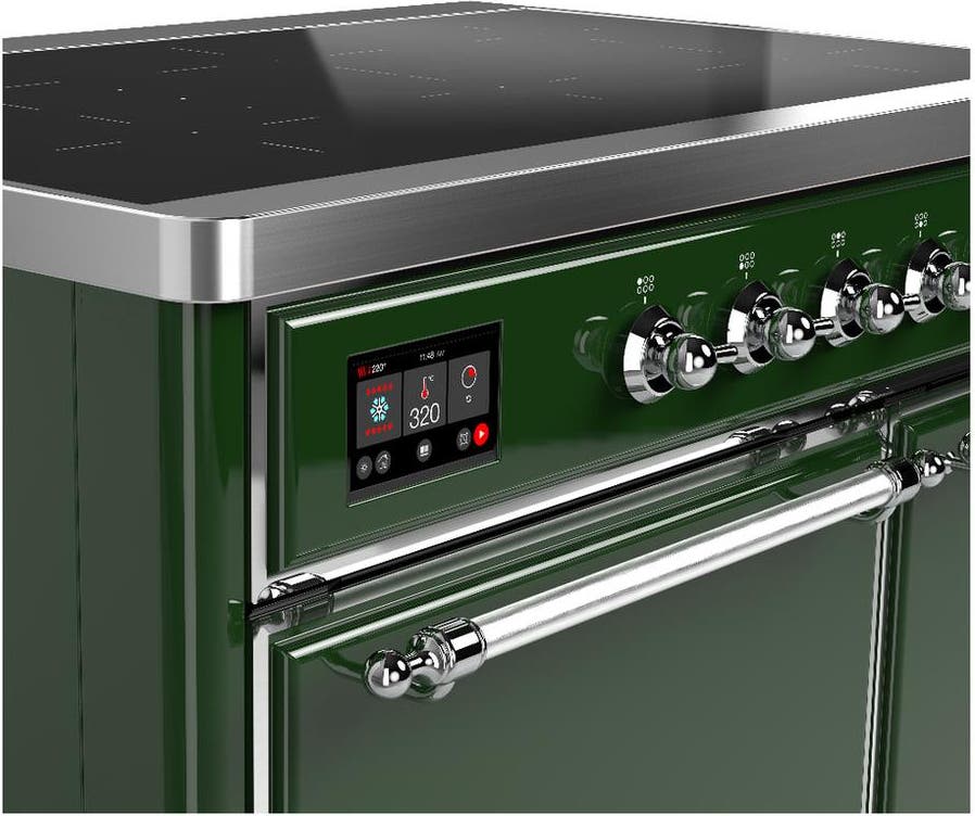 Ilve UMDIB40QNR3EGC Emerald Green With Chrome Trim