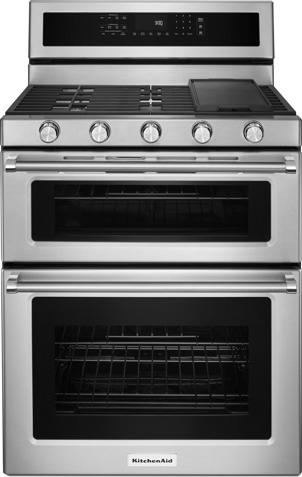 KitchenAid KFGD500ESS 30 Inch Freestanding Double Oven Convection