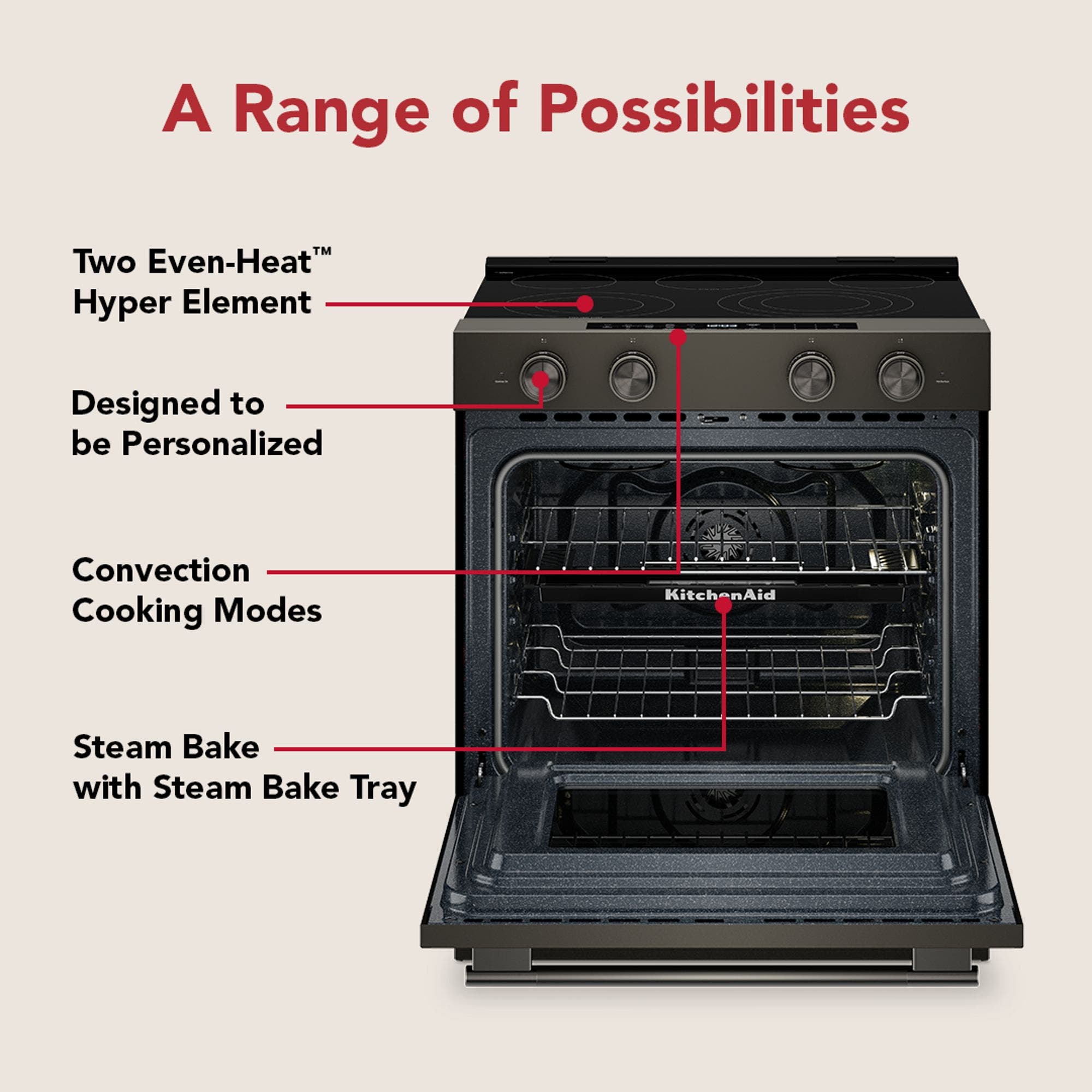 KitchenAid KSES530SBE Black Ore