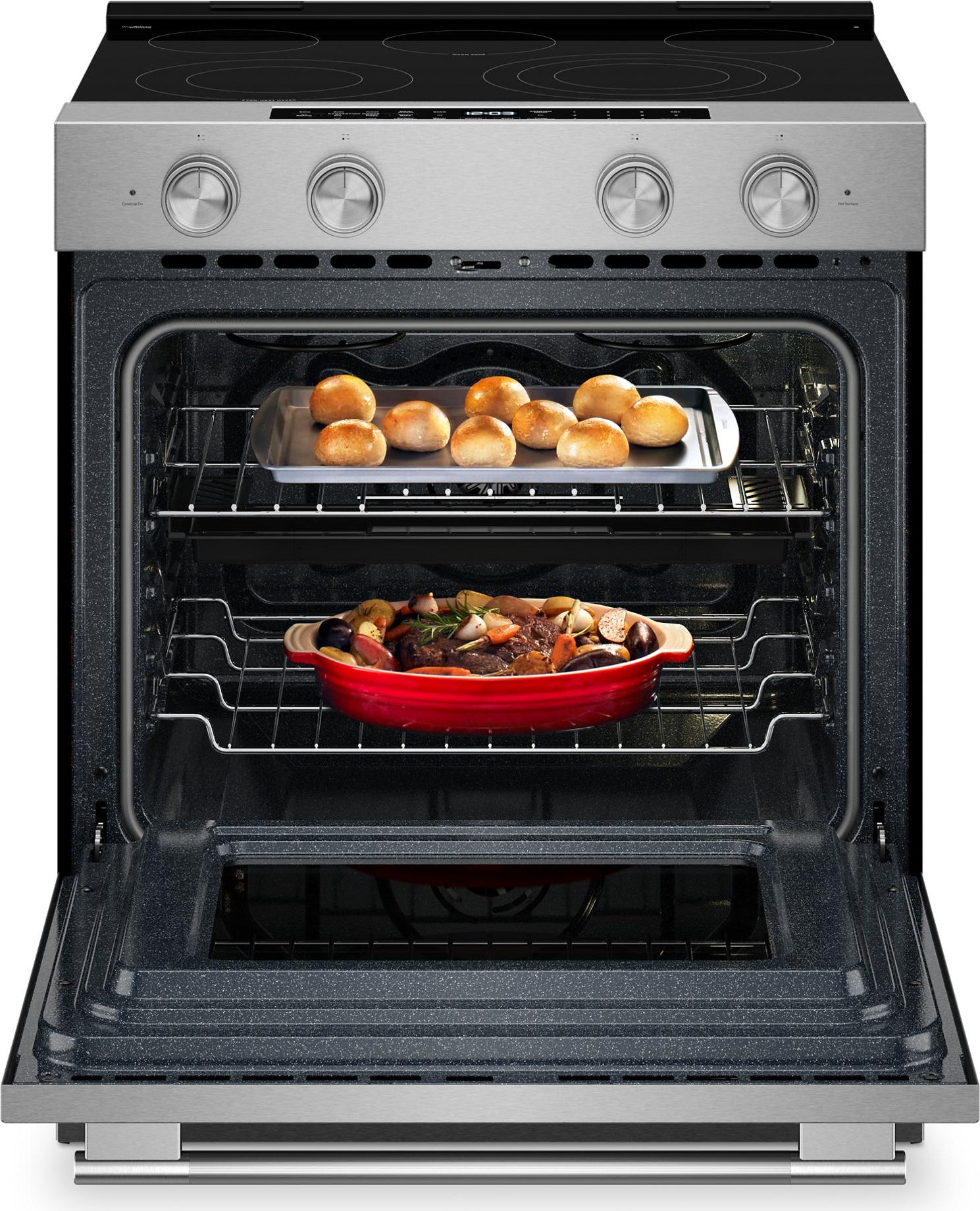 KitchenAid KSES530SPS 30 Inch Slide-In Smart Electric Range