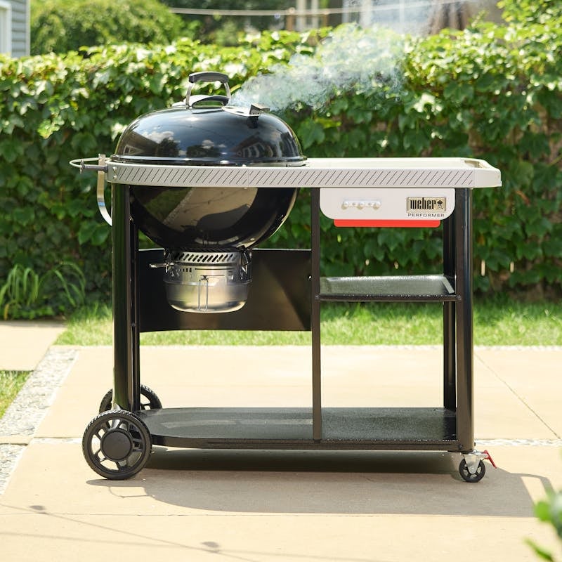 Weber 1501825 22 Inch Freestanding Premium Performer Charcoal