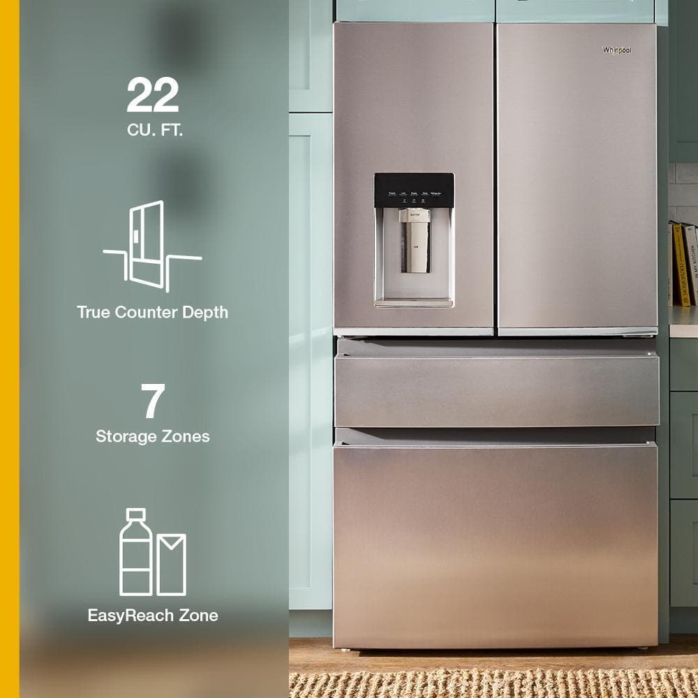 Whirlpool WRMC7036RZ Fingerprint-Resistant Stainless Steel