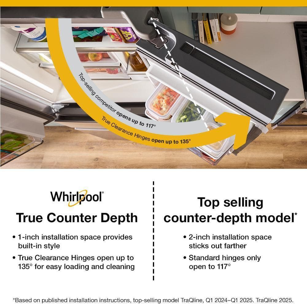Whirlpool WRMC7036RZ Fingerprint-Resistant Stainless Steel