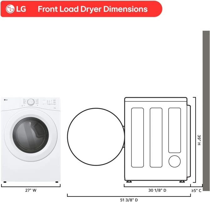 LG DLG3421W White