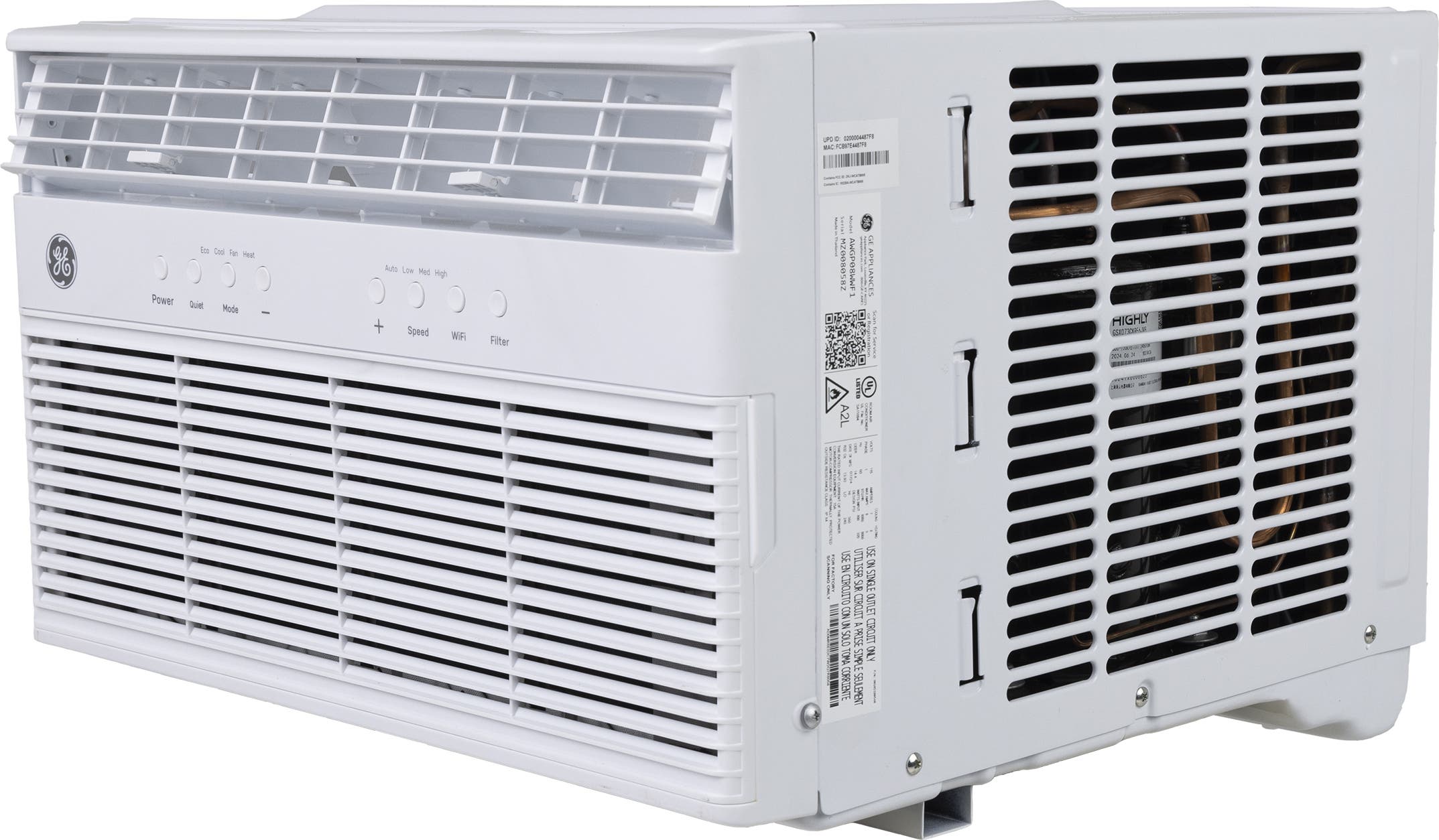 GE AWGP12WWF White