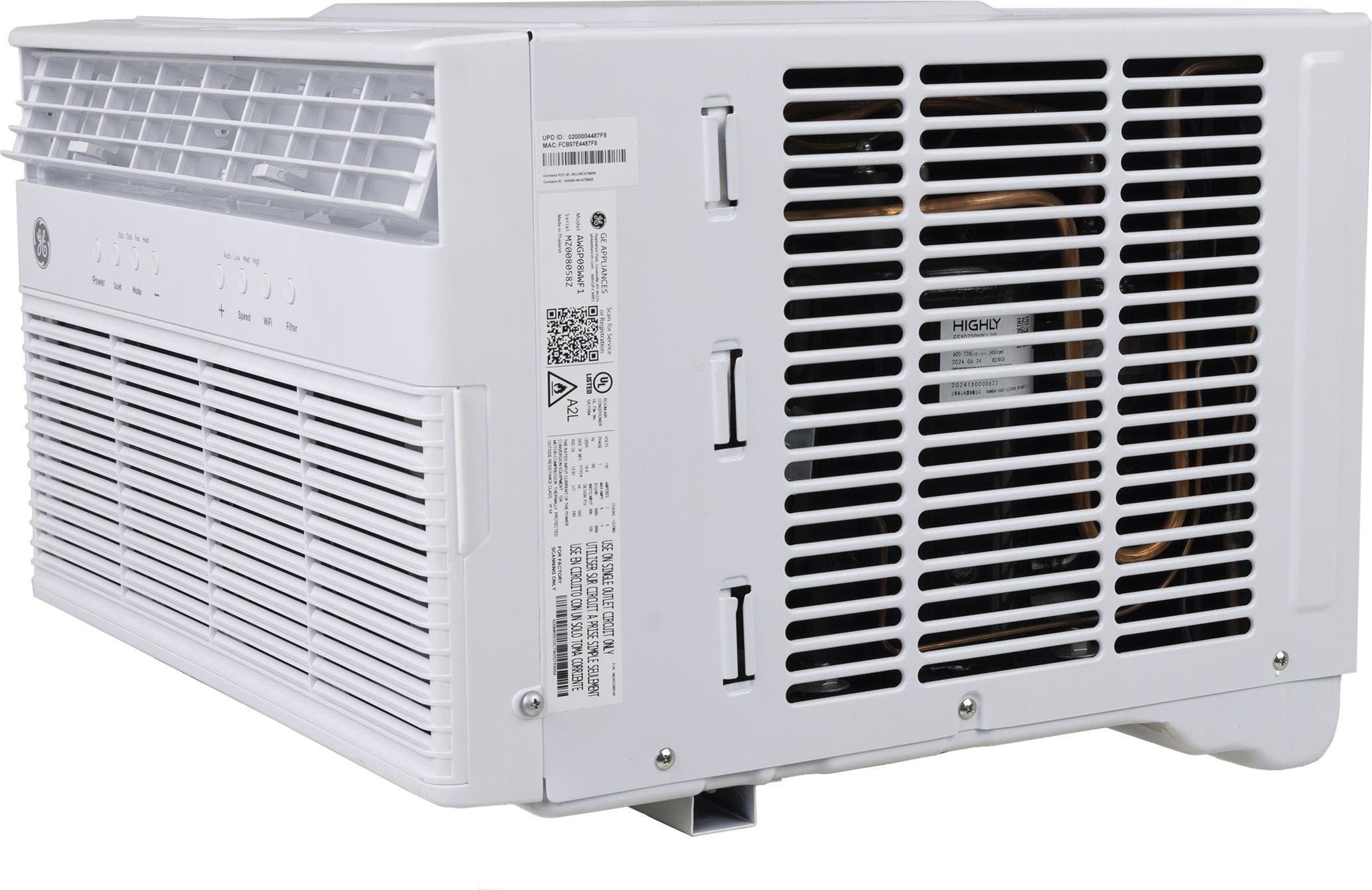GE AWGP12WWF White