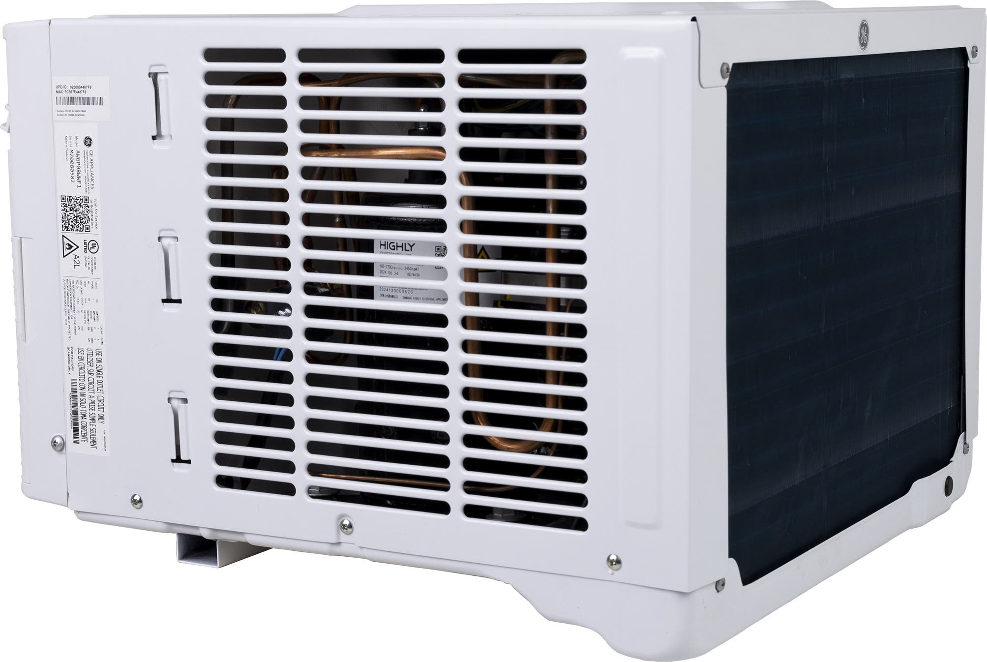 GE AWGP12WWF White