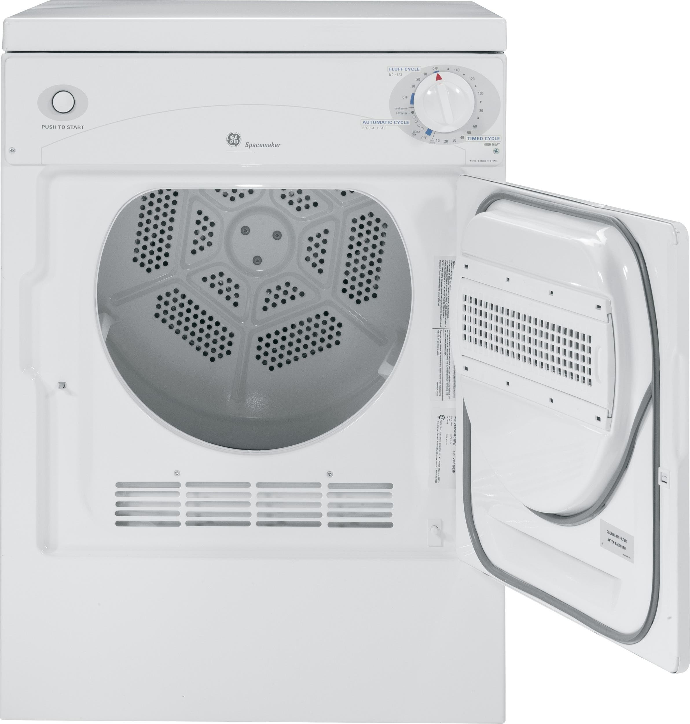 GE DSKP333ECWW White