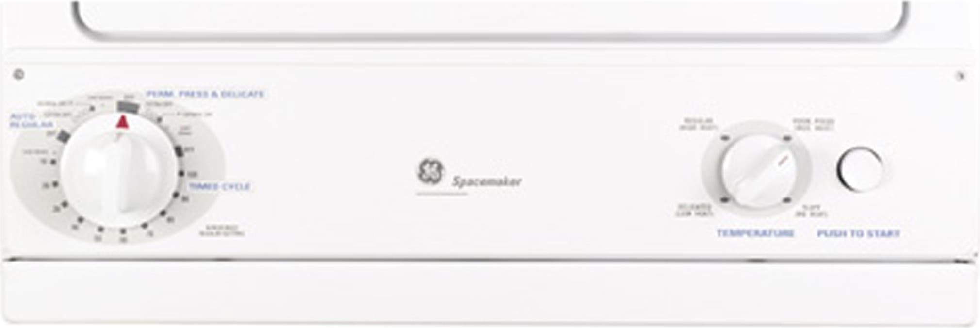 GE DSKS433EBWW White with White Control Panel