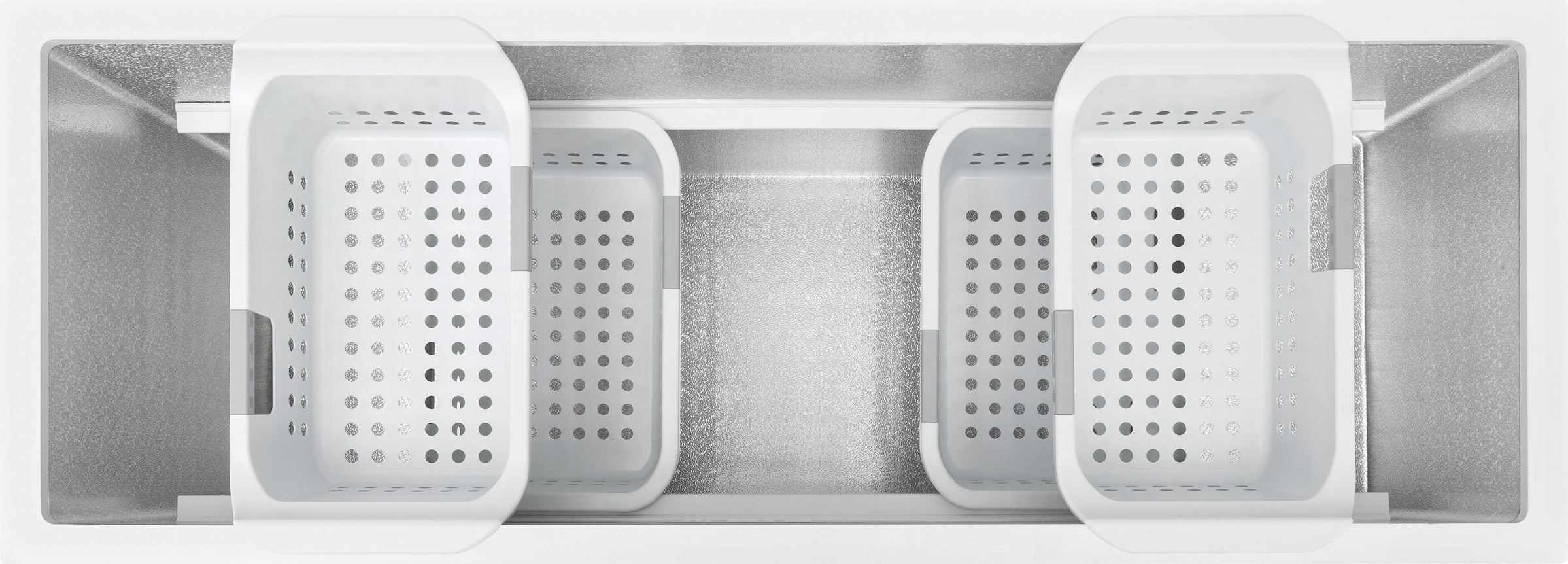 GE FCM16DLWW Chest Freezer , Audible Temperature Alarm, LED
