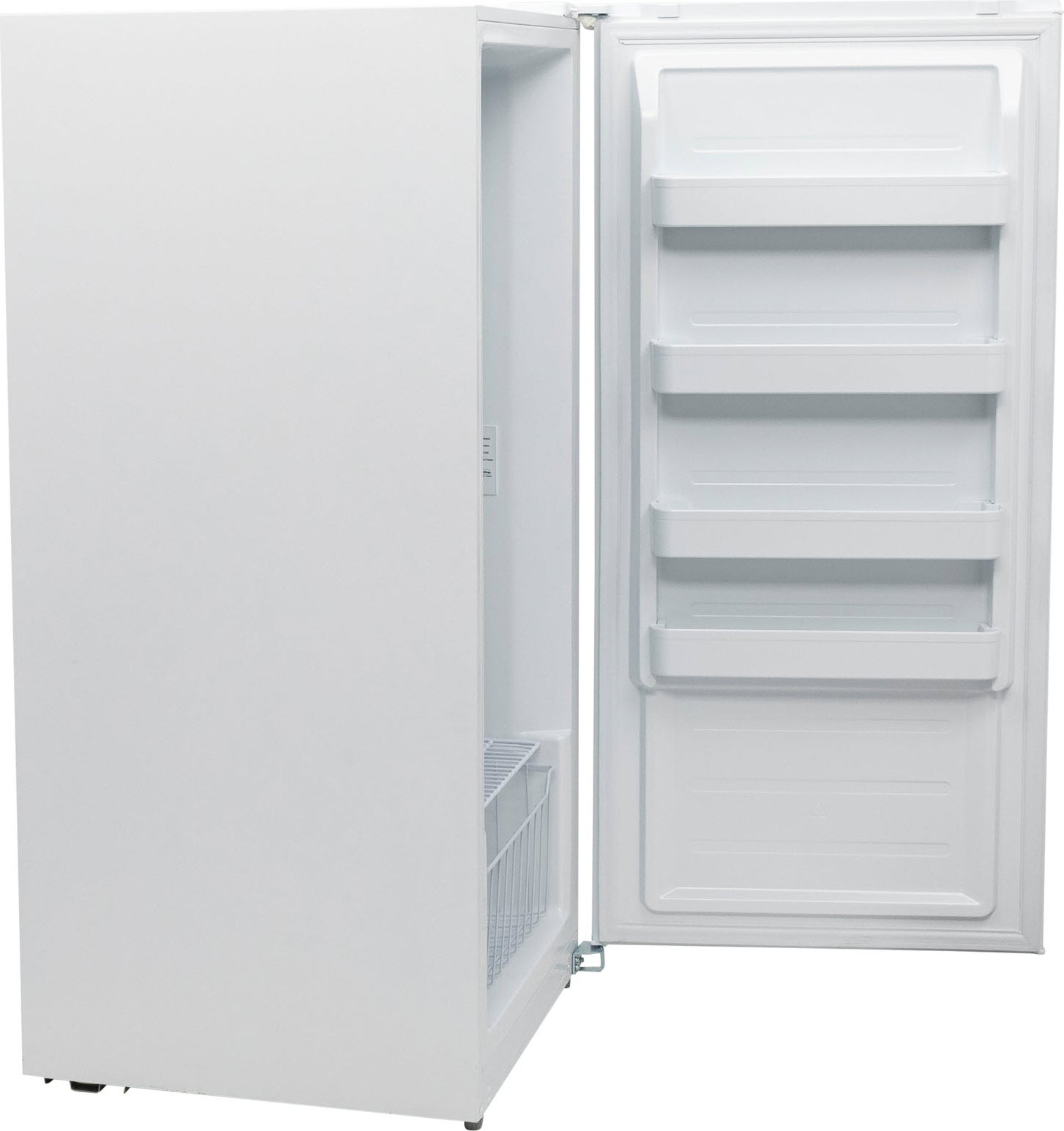 GE FUF14QRRWW Upright Freezer White | Plesser's Appliances