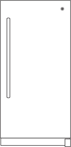 GE FUF14SMRWW White