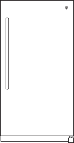 GE FUF17DLRWW White