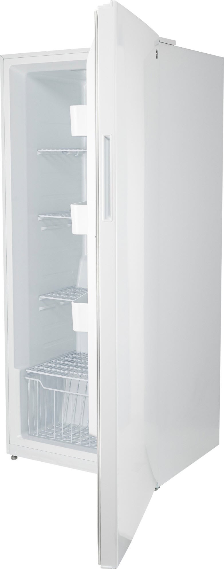 GE FUF21QRRWW Upright Freezer White | Plesser's Appliances